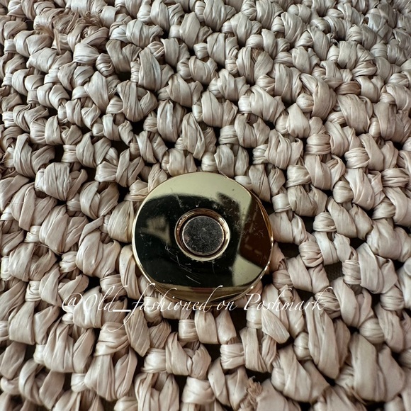 STAUD Alana Bag - Desert Sand Raffia (Price Firm) - Picture 8 of 8